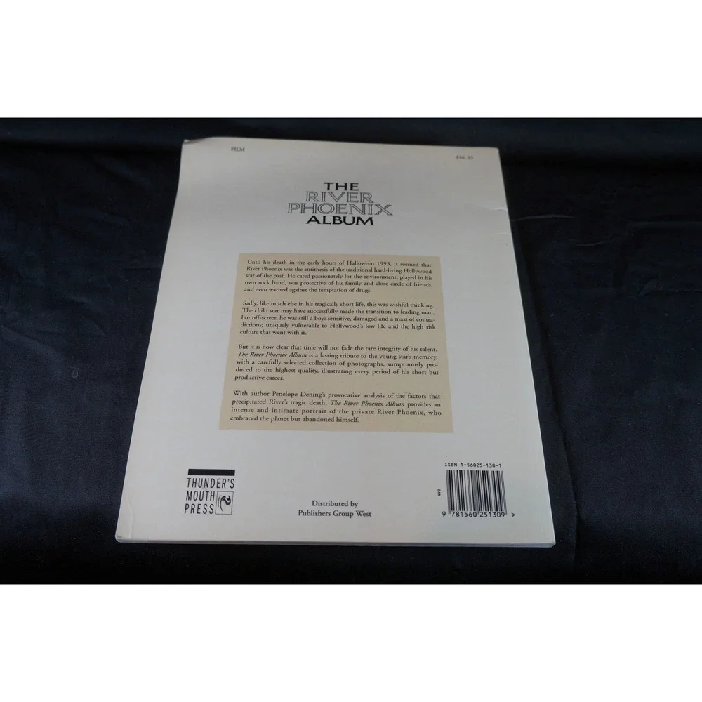 The River Phoenix Album Penelope Dening 1994 Tribute Book 1560251301 Softcover